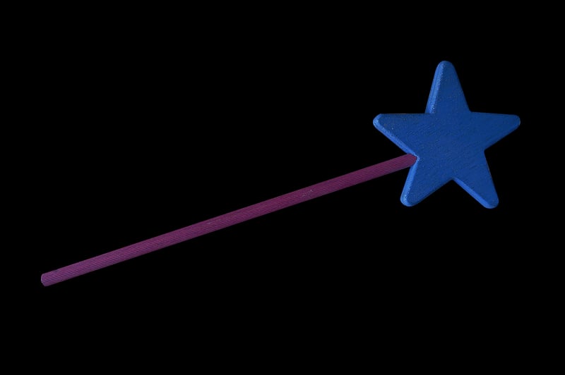 Magic Wand and Wizard Hat